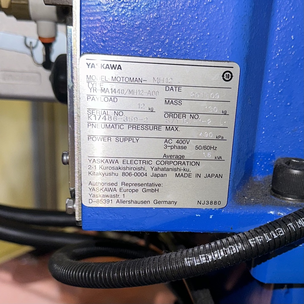 MOTOMAN ARCWORLD - Machine de soudure robotisée - 1 robot, 2 plateaux