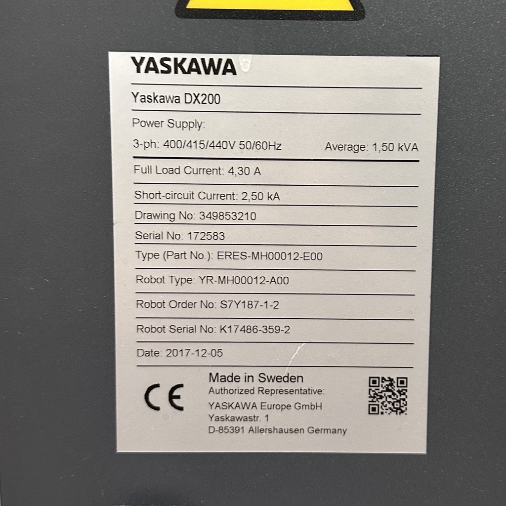 MOTOMAN ARCWORLD - Machine de soudure robotisée - 1 robot, 2 plateaux