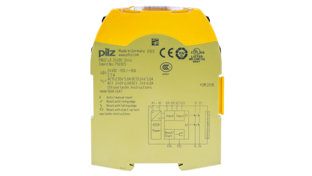 PNOZ S3 24VDC 2N/O (750103)