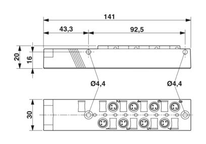 SACB-8/3-L-5,0PUR-M8 (1516056)