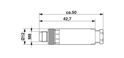 SACC-M 8MS-3CON-M-SW (1501252)