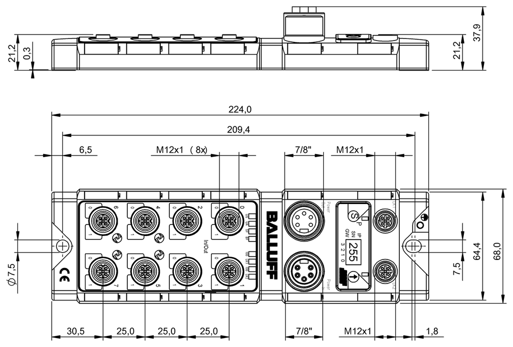 BNI PNT-502-105-Z015 (BNI004U)