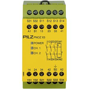 PNOZ X3 24VAC 24VDC 3N/O 1N/C 1SO (774310)